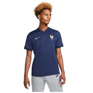 NWT Nike France 2022/23 Home Stadium Navy Blue Soccer Jersey Men's‎ Size Large